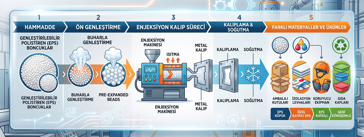 Strafor Enjeksiyon Baskı Süreci Banner