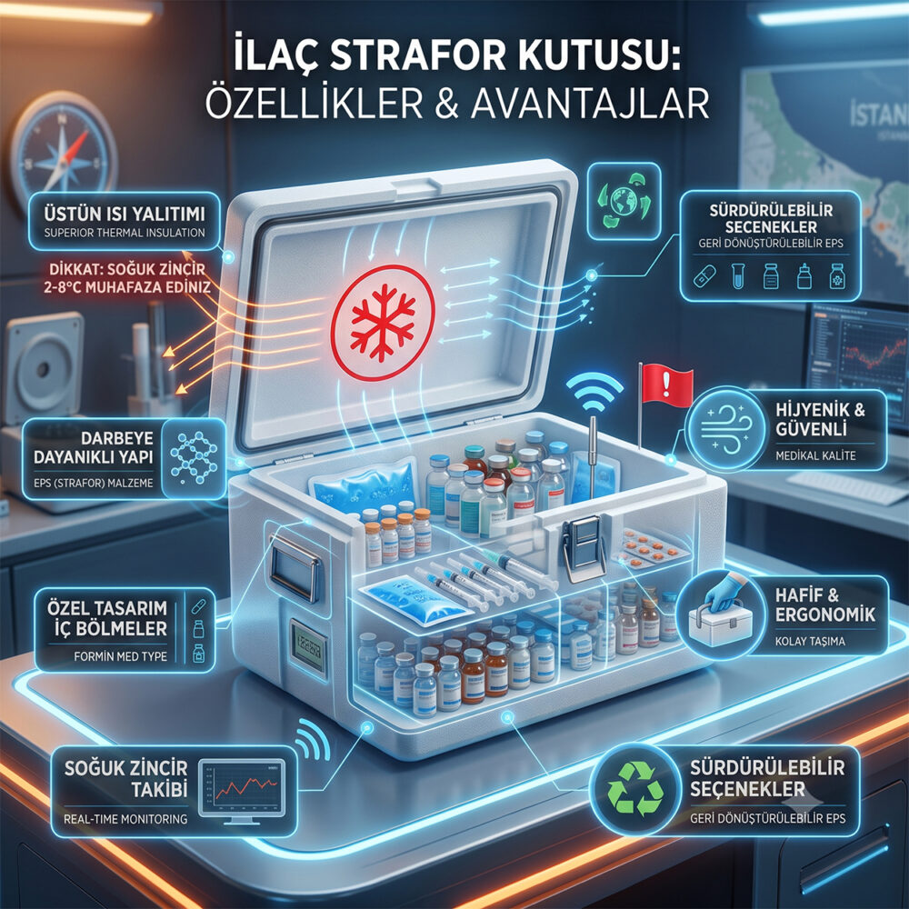 Strafor İlaç Muhafaza Kutusu EPS Tablo 1
